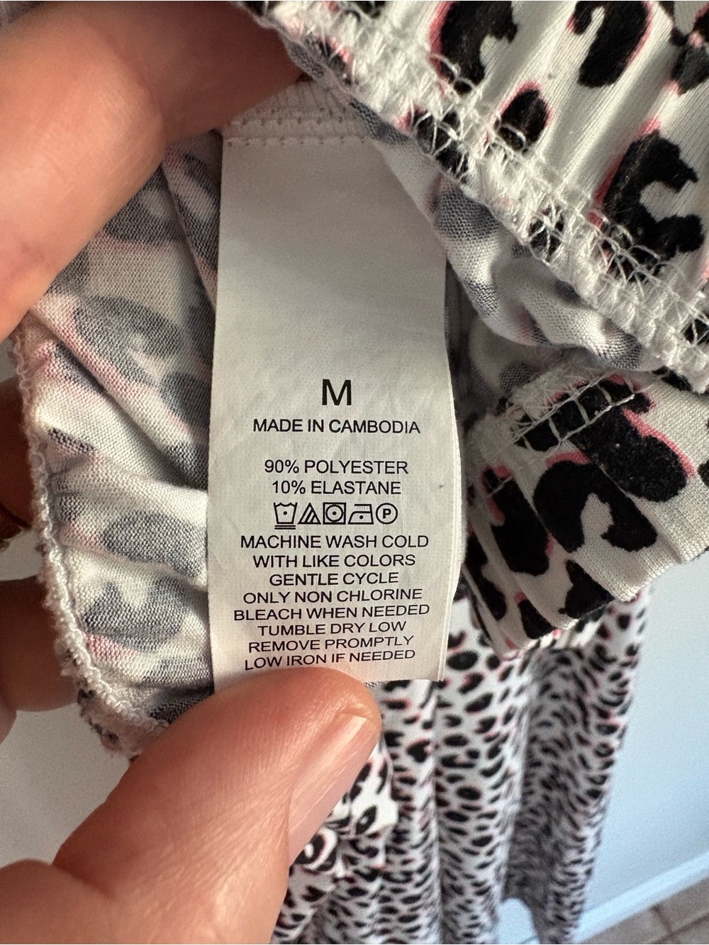 kate spade Pink and Black Leopard Print Pajama Set - Picture 3 of 3